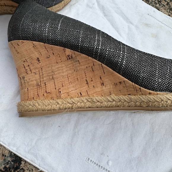 Michael Kors Metallic Espadrilles with Cork Wedge - Picture 7 of 7